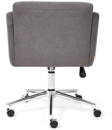 Кресло MILAN хром флок , серый, 29