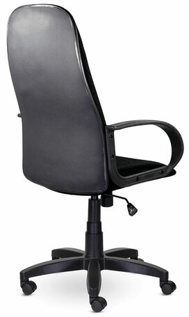 Кресло офисное BRABIX &quot;Praktik EX-279&quot;, ткань/кожзам, черное, 532017