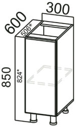 Стол-рабочий С300 Прованс