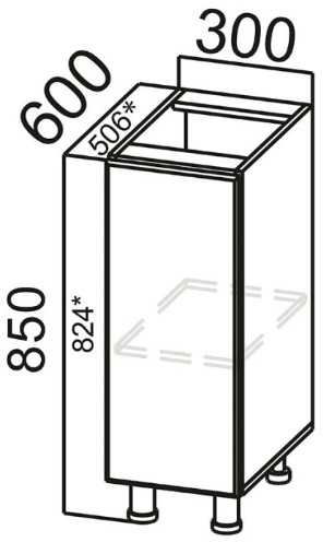 Стол-рабочий С300 Прованс
