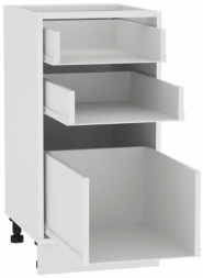 Шкаф нижний 3 ящика Кухня Валерия ШН3Я 400 (глянец)