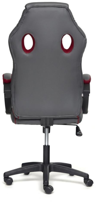 Кресло RACER GT new кож/зам/ткань, металлик/бордо, 36/13