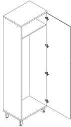 Шкаф Грейс SZF1D