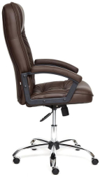 Кресло СН9944 Хром, кож/зам, коричневый, 36-36