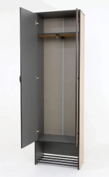 Шкаф 2-х створчатый Ольга-Лофт 3.1 с зеркалом