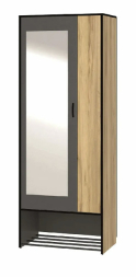 Шкаф 2-х створчатый Ольга-Лофт 3.1 с зеркалом