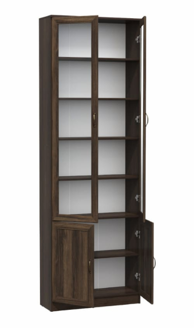 Шкаф комбинированный В-19 М со стеклом