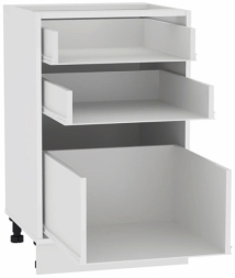 Шкаф нижний 3 ящика Кухня Валерия ШН3Я 500 (глянец)