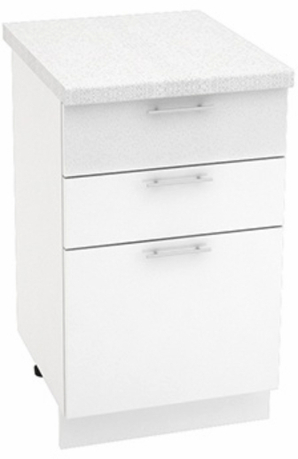 Шкаф нижний 3 ящика Кухня Валерия ШН3Я 500 (глянец)