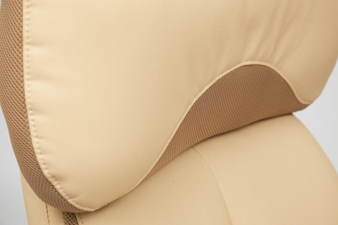 Кресло GRAND кож/зам/ткань, бежевый/бронзовый, 36-34/21