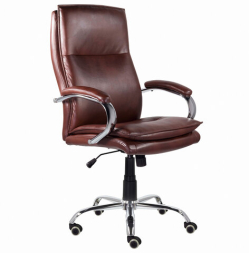 Кресло офисное BRABIX PREMIUM &quot;Cuba EX-542&quot;, экокожа, коричневое, 532550