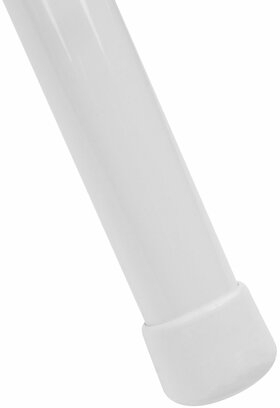 Стул складной BRABIX &quot;Golf Plus CF-003 КОМФОРТ&quot;, белый каркас, кожзам белый, 532888