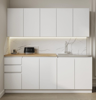 Кухня Мори 2.0 (МП/3) Белый