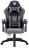 Кресло компьютерное DEFENDER Strider, 2 подушки, ткань/экокожа, черное/серое, ш/к 26715, 64056