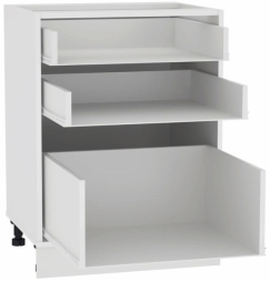 Шкаф нижний 3 ящика Кухня Валерия ШН3Я 600 (глянец)