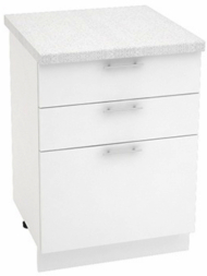 Шкаф нижний 3 ящика Кухня Валерия ШН3Я 600 (глянец)