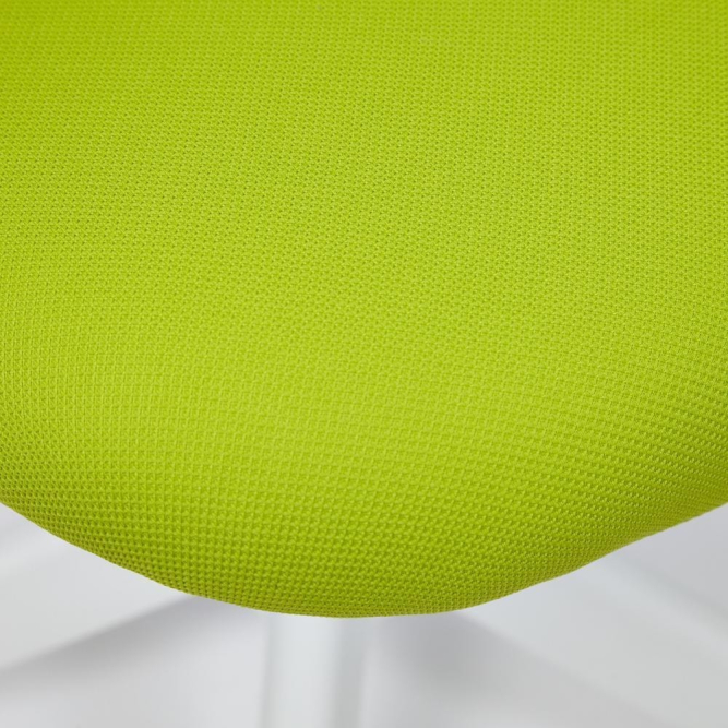 Кресло Happy white ткань, зеленый