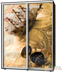 Шкаф-купе 2х дв Стандарт Фотопечать № 37