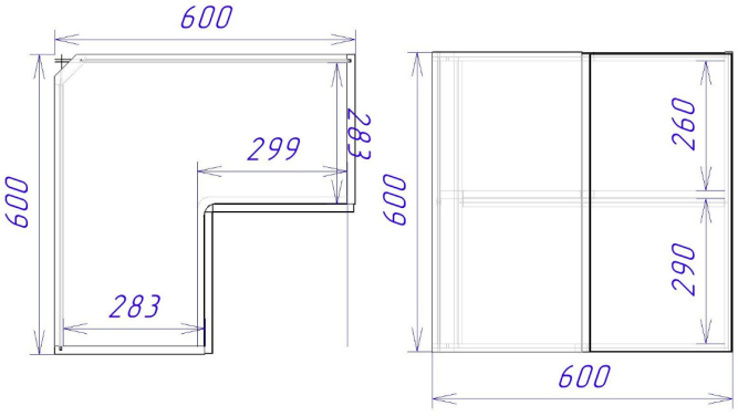 Шкаф ШУГ-60к Женева