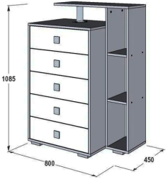 Комод Ольга 17