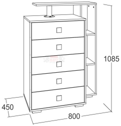 Комод Ольга 17