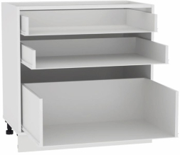 Шкаф нижний 3 ящика Кухня Валерия ШН3Я 800 (глянец)