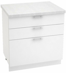 Шкаф нижний 3 ящика Кухня Валерия ШН3Я 800 (глянец)