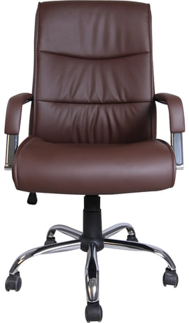 Кресло офисное BRABIX &quot;Space EX-508&quot;, экокожа, хром, коричневое, 531164