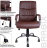Кресло офисное BRABIX &quot;Space EX-508&quot;, экокожа, хром, коричневое, 531164