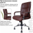 Кресло офисное BRABIX &quot;Space EX-508&quot;, экокожа, хром, коричневое, 531164