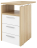 Тумба приставная (3 ящика с полкой и замком) ДБ37 (ДБ12_1+ДБ17_2+ДБ15)