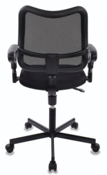 Кресло CH-799M (CH-799AXSN) с подлокотниками, черное, CH-799AXSN/TW-1