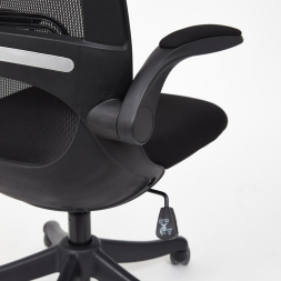 Кресло Happy ткань, черный