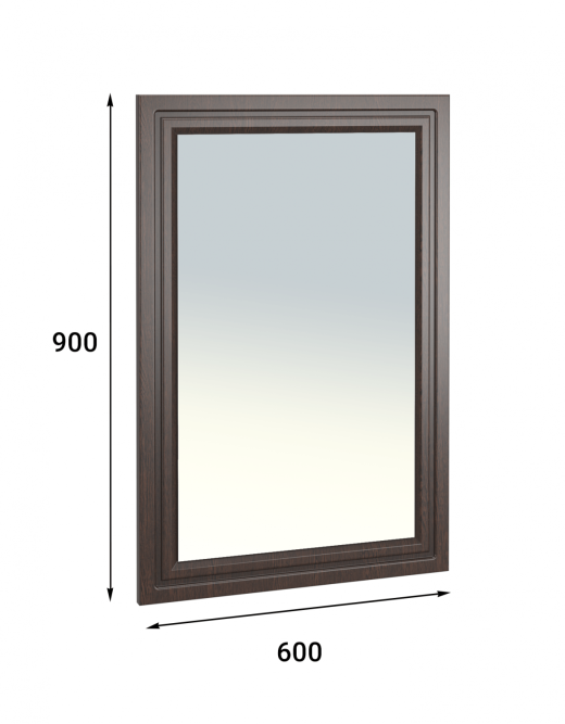 Зеркало «Монблан» МБ-41 орех шоколадный