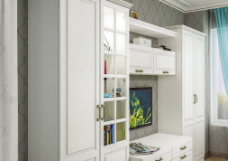 Шкаф-витрина Ливерпуль