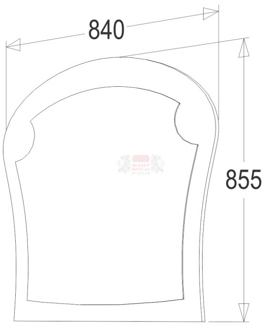 Зеркало Ольга 1Н