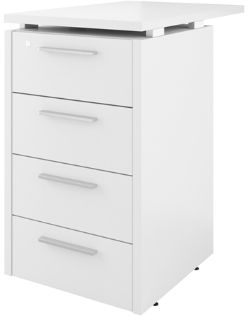 Тумба приставная (4 ящика с змамком) ДБ38 (ДБ13_1+ДБ13_2+ДБ15)