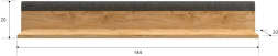 Полка Грейс POL140