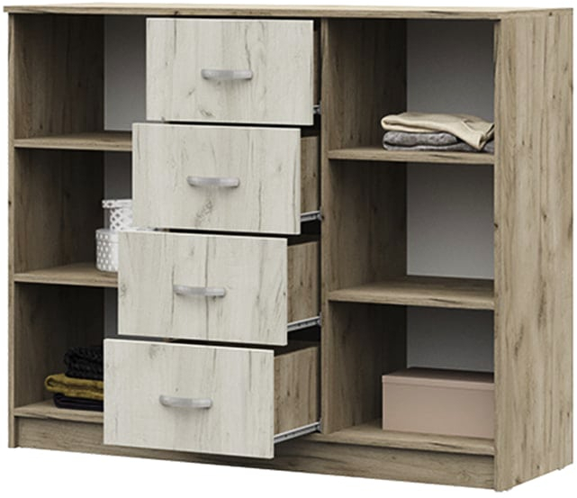 Комод 4 ящика Басса КМ 555М