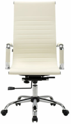 Кресло офисное BRABIX &quot;Energy EX-509&quot;, экокожа, хром, бежевое, 531166