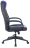 Кресло компьютерное ZOMBIE 8, 2 подушки, экокожа, черное/синее, 1583066