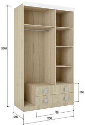 Шкаф Лайм Стиль 25