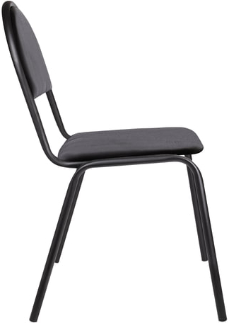 Стул для посетителей &quot;Серна&quot;, черный каркас, кожзаменитель черный, СМ 7/22 К-01