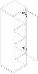 Шкаф навесной Грейс SFW1D