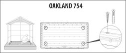 Сарай под покраску Окланд 754 (Oakland 754), серый
