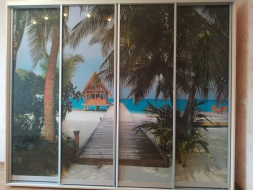 Шкаф купе 4х дв Фотопечать № 34