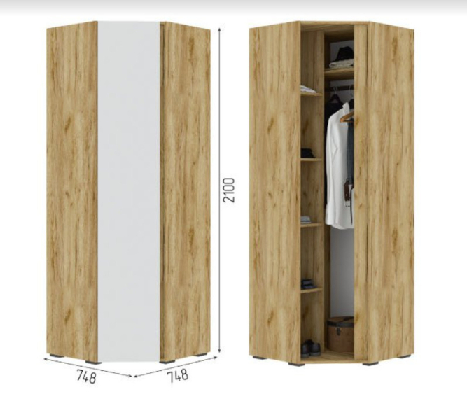 Шкаф угловой ШК 04 Хелен