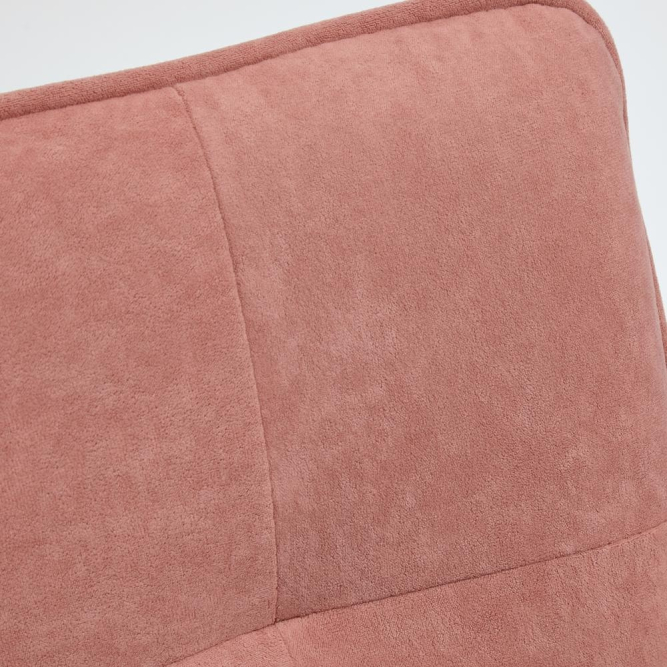 Кресло ZERO флок , розовый, 137