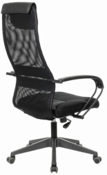 Кресло офисное BRABIX PREMIUM &quot;Stalker EX-608 PL&quot;, ткань-сетка/кожзам, черное, 532090