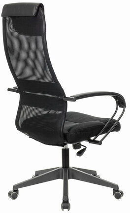 Кресло офисное BRABIX PREMIUM &quot;Stalker EX-608 PL&quot;, ткань-сетка/кожзам, черное, 532090